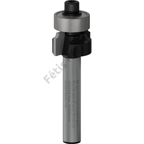 Bosch PRO alakmaróbetét, lekerekítő, R 1/16?, szár 1/4?
