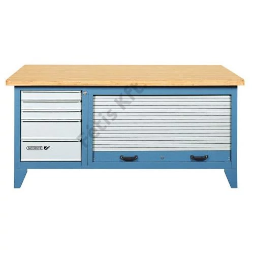 Gedore munkapad, szerszámszekrény nélkül (B 1500 L)