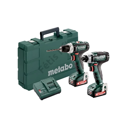 Metabo Combo Set 2.7.1 12V BS + SSD (2x12V/2.0Ah SC30) akkus fúró-csavarozó + ütvecsavarozó