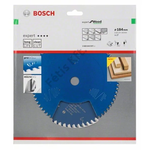 Bosch körfűrészlap 184x16/56 Expert for Wood