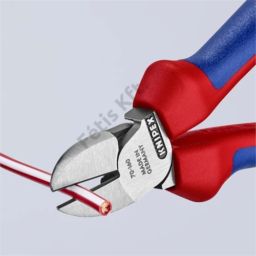 Knipex Oldalcsípőfogó feketére foszfátozott 160 mm
