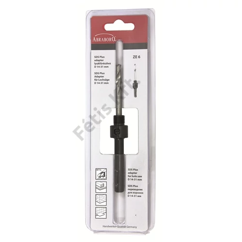 Abraboro körkivágó SDS-PLUS adapter ZE 6/14-30 mm