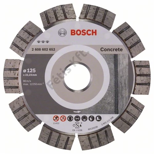 Bosch vágókorong, gyémánt 125x2.2x22.23 mm beton