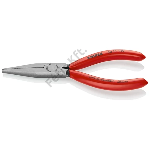 Knipex hosszúcsőrű fogó feketére foszfátozott, mártott nyél 140 mm