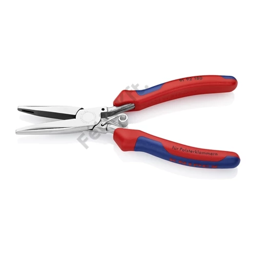Knipex kárpit kapocs fogó többkomponensű nyél, polírozott 185 mm