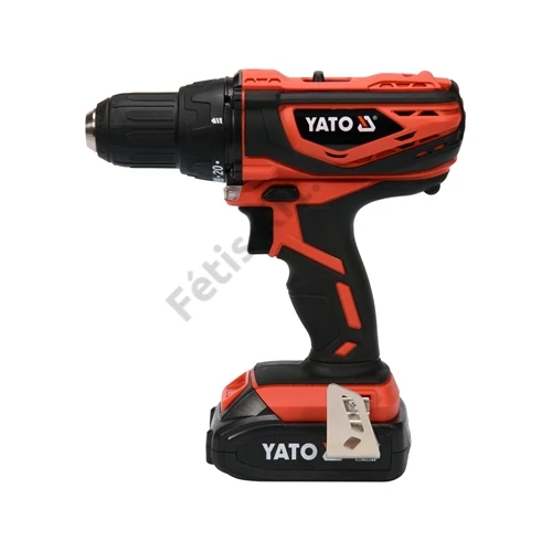 YATO Akkus fúrócsavarozó 18 V Li-ion (1 x 2.0 Ah akku és töltő) (YT-82780)