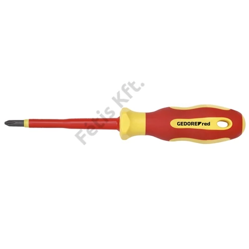 GedoreRed VDE csavarhúzó PH1 80mm 1000V-ig szigetelt R39200115