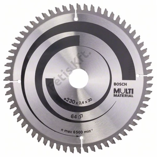 Bosch körfűrészlap 230x30/64 MultiMaterial