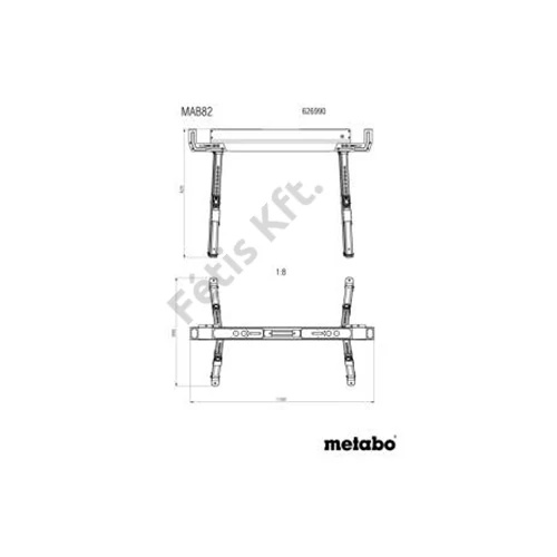 Metabo munkabakkészlet - MAB 82