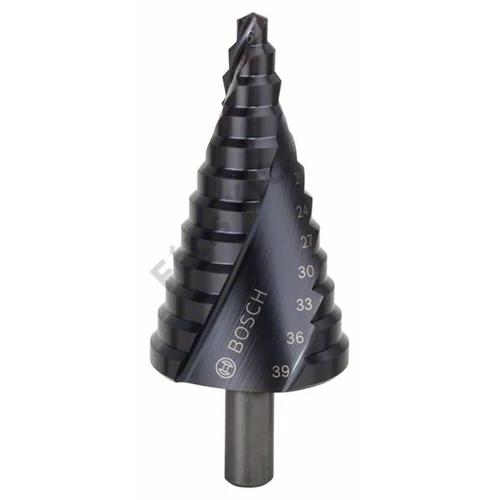 Bosch HSS-AlTiN lépcsős lemezfúró, 12 lépcsős 6-39 mm