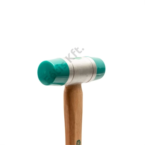 SATA kétfejes gumikalapács 28 mm hickoryfa nyéllel