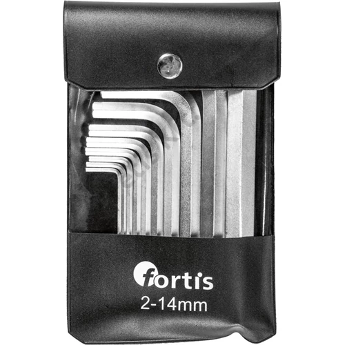 Fortis imbuszkulcs készlet SW 2-14mm műanyag tasakban