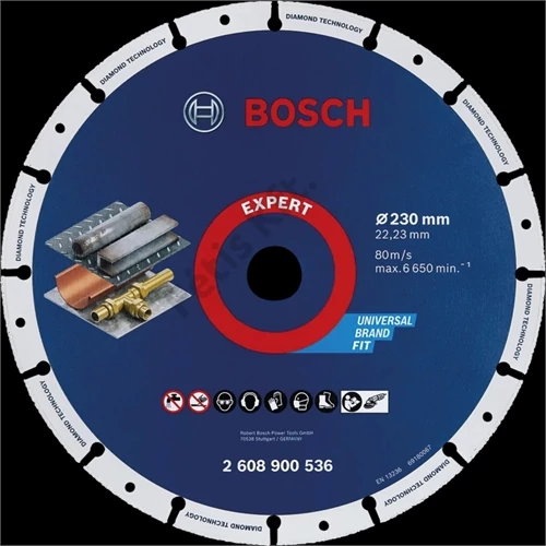 Bosch Expert gyémánt vágókorong fémhez 230 x 22.23 mm