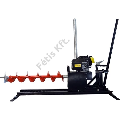 EUROKOMAX vízszintes ipari talajfúrógép tartozékokkal (benzines, HONDA GCV170)