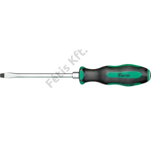 Fortis Csavarhúzó hatszög lapos 6.5x1.2x125mm üthető sapkás nyél
