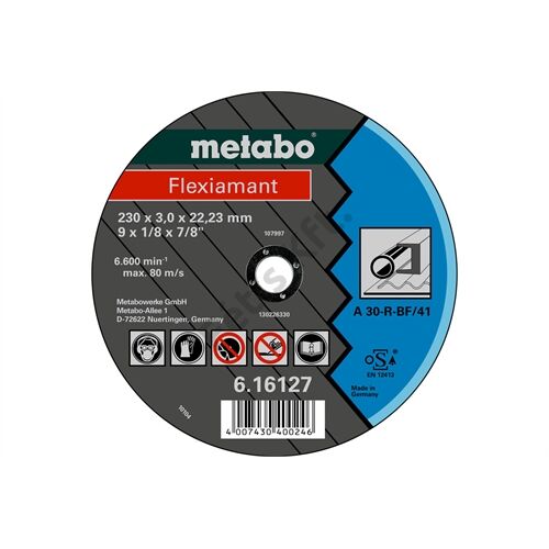 Metabo vágókorong Flexiamant 100x2.5x16.0 acél, TF 41