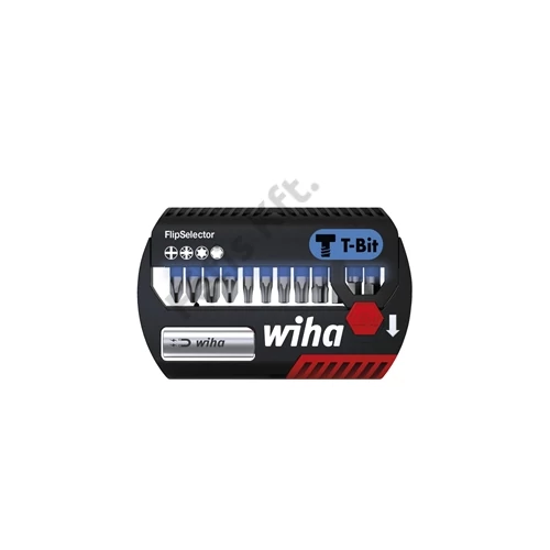 Wiha FlipSelector T-bit 25 mm bitkészlet Vegyes 13 részes 1/4