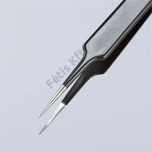 Knipex ESD csipesz egyenes, tűhegyes 0.2x110mm