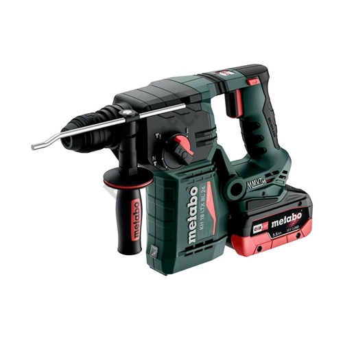 Metabo KH 18 LTX BL 24 akkus kombikalapács 18V 2x LiHD, töltő ASC 145, metaBOX 165 L
