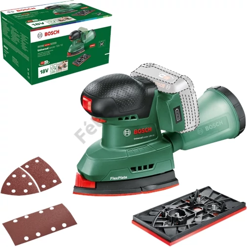 Bosch UniversalSander 18V-10 akkus multi rezgőcsiszoló (akku és töltő nélkül)