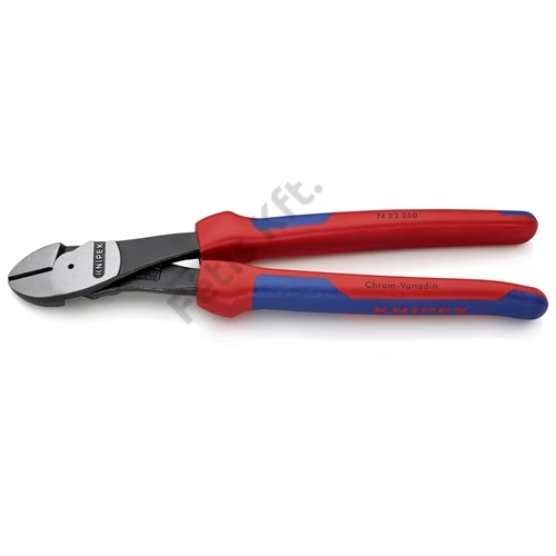 Knipex erőkímélő oldalcsípő fogó feketére foszfátozott, többkomponensű nyél 250 mm