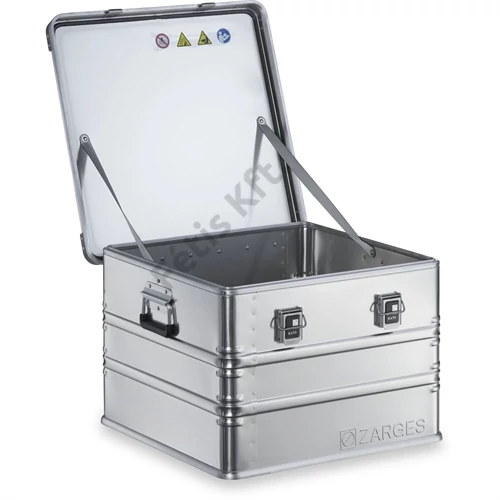 Zarges K470 ALU doboz 55x55x38cm - 115 Liter