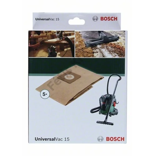 Bosch porzsák UNIVAC 15 porszívóhoz 15l 5db