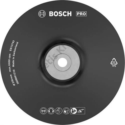 Bosch PRO lágy alátéttányér, 230 mm, M14