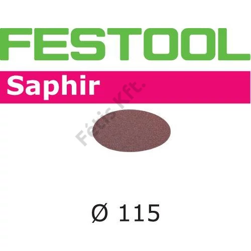 Festool csiszolópapír Saphir STF D115/0 P80 SA/25 (25 db/doboz)