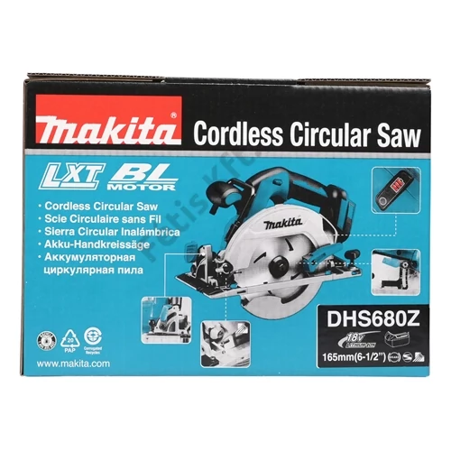 Makita DHS680Z akkus körfűrész (alapgép - akku és töltő nélkül)
