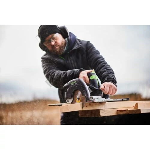 Festool Akkus kézi billenőbúrás körfűrész HKC 55 KEB-Basic-FSK 420