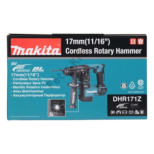 Makita DHR171Z fúrókalapács (alapgép - akku és töltő nélkül)