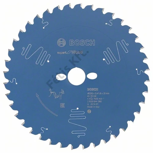 Bosch körfűrészlap 250x30/40 Expert for Wood