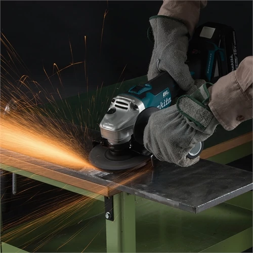 Makita DGA506Z 18V Li-ion BL 125mm sarokcsiszoló Z (alapgép - akku és töltő nélkül) + fék