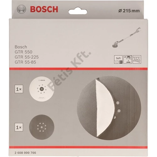 Bosch tépőzáras csiszolótalp készlet 215 mm puha (GTR 55/ 550)