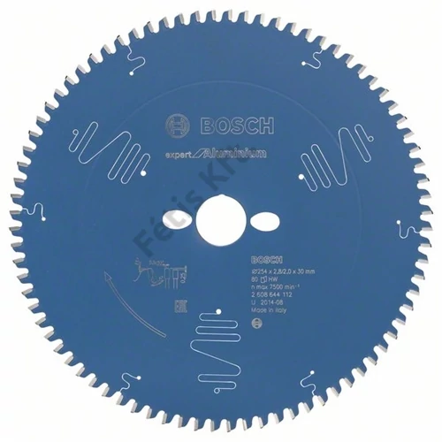 Bosch körfűrészlap 254x30/80 Expert for Aluminium