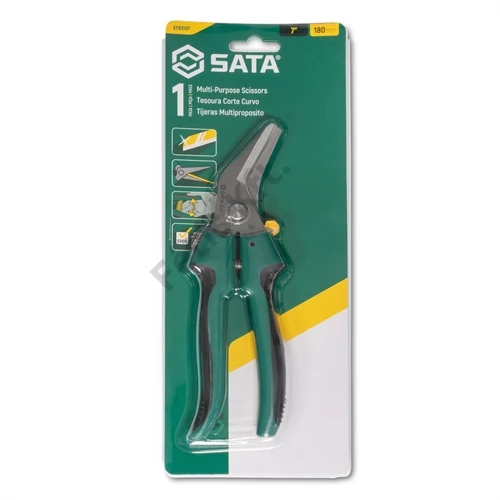 SATA többcélú olló 180mm hajlított