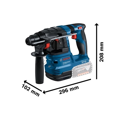 Bosch GBH 185-LI akkus fúrókalapács SDS plus  2x4Ah +töltő