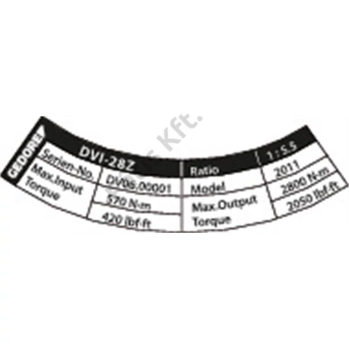 Gedore nyomatéksokszorozó DREMOPLUS ALU 2800 Nm (DVI-28Z)