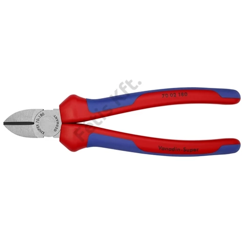 Knipex oldalcsípő fogó gumírozott nyéllel 180mm