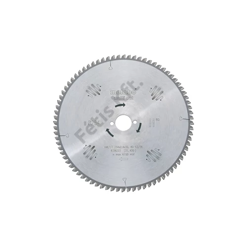 Metabo körfűrészlap 216x30mm 60FZ/TR5°neg