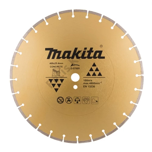 Makita gyémánt vágókorong 400x25.4x7.5mm