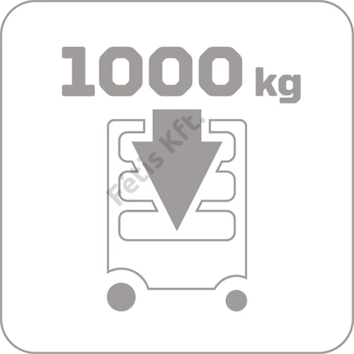 Gedore szerszámkocsi 6 fiókkal (üres) (2005 XL 0330)