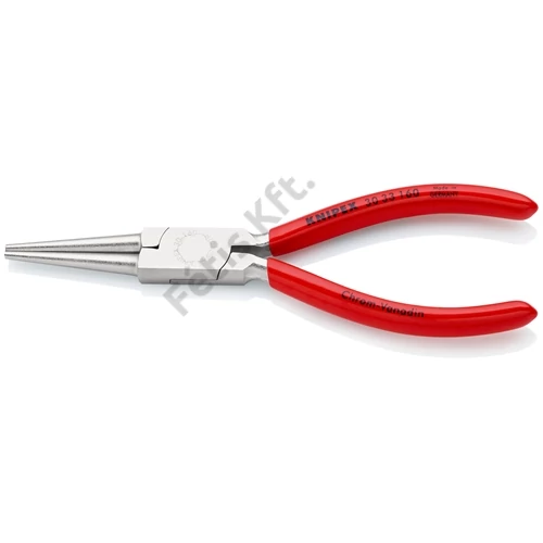 Knipex hosszúcsőrű fogó krómozott, mártott nyél 160 mm