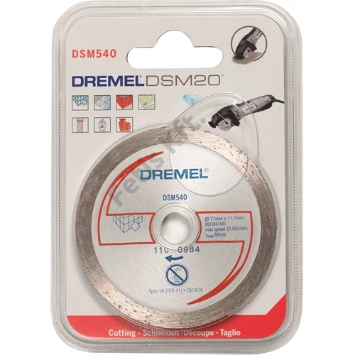 Dremel DSM20 gyémánt padlólapvágó korong (DSM540)