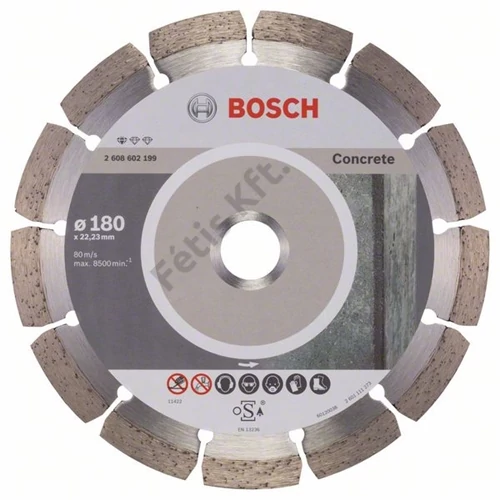 Bosch vágókorong, gyémánt 180x2.0x22.23 mm beton