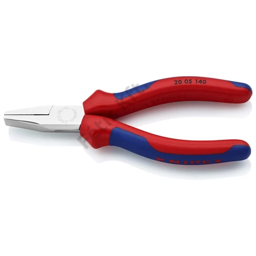 Knipex laposfogó többkomponensű nyél, krómozott 140 mm