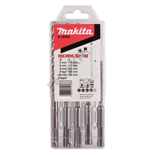 Makita Nemesis SDS-Plus fúrókészlet 5,6,x110 6,8,10x160mm