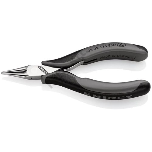 Knipex ESD elektronikai műszerész fogó többkomponensű nyél 115 mm