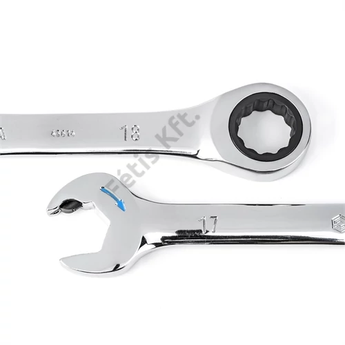 SATA dupla racsnis csillag-villás készlet 8-19mm 12 részes